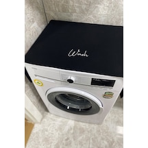 Wash Nakış İşlemeli Çamaşır Makine Örtüsü