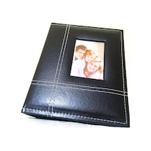 10x15 Cm 4x6 Fotoğraf Albümü 200'lük Deri Siyah