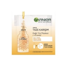 Garnier Taze Karışım C Vitamini Kağıt Yüz Maskesi 33 G