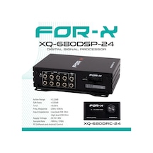 For-x Dsp Ses İşlemcisi - For-x Xq-680dsp 8 Kanal Dijital Oto Ses İşlemcisi - Kumandalı