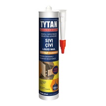 Tytan Montaj Yapıştırıcı Sıvı Çivi 390 Gr Su Geçirmez Mutfak Banyo Ahşap Dolap Beton Fayans Mermer