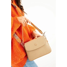 Just Polo Kadın Yeni Sezon Orta Boy El Ve Omuz Çantası Kum