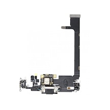 Apple Uyumlu iPhone 11 Pro Max Şarj Soketi Mikrofon Film Flex Siyah