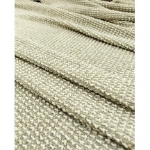 Gri Bej Renklerde Örme Kumaş 140x250cm-10886 Gri