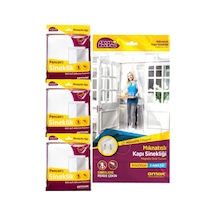1 Adet Mıknatıslı Kapı Sinekliği 120x210 Cm + 3 Adet Pencere Sinekliği 150 X100 Sineklik Paketi