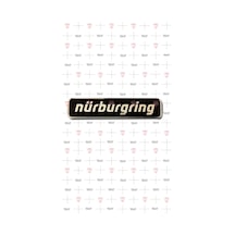 Nurburgring Gümüş 3D Sticker