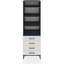 Hyperion Dolap 4 Raflı 4 Çekmeceli 60x44x195 Antrasit-aytaşı Antrasit Hyperion Dolap 4 Raflı 4 Çekmeceli 60x44x195 Antrasit-aytaşı Antrasit