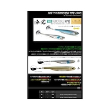 3 Adet Paket Halinde 4" Olta, Sardine/silver Renk Seçenekleri