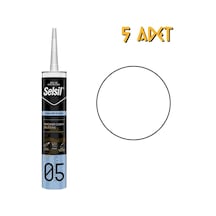 Mutfak Banyo Duşakabin Silikonu Beyaz 280 Ml. - 5 Adet
