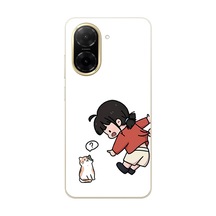Redmi A5 Uyumlu Zorla Çekiştirilen Sevgili - Çift Kombini Baskılı Silikon Kılıf Renkli