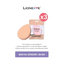 Lionesse 223 Oval Latex Makyaj Süngeri 3'lü