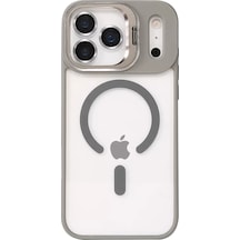 Joko Apple İphone 17 Pro Remim Lensli Magsafe Standlı Kapak - Titan Gri