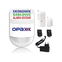Opax Bgr-06 Ekonomik Kablosuz Alarm Sistemi (Ev Ve Ofislere İçin)
