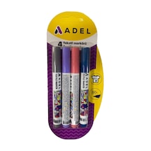 Adel Tekstil Markörü, Pastel Renkler 4lü