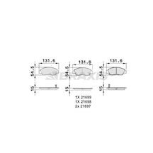 Honda Cıvıc Ön Fren Balatası 92-95 / Cıvıc 96-00 1,4 / Cıty 06-08 Braxıs Ab0040