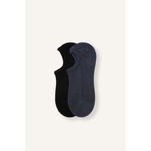 Defacto Erkek Dikişsiz 2li Modal Sneaker Çorap I5305axnsgr4 Gri-gr4