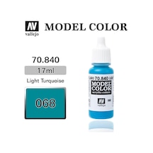 17 Ml. 68 Light Turquoise-matt Model Color Serisi Maket Boyası, Vallejo 70840 Standart