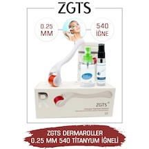 Zgts Dermaroller 0.25 Mm Titanyum 540 Iğneli Derma Roller ﻿