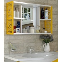 Aynalı Banyo Dolabı Sarı Diğer