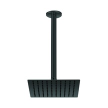 Gpd Ankastre Duş Başlığı Kare Slim Metal 20x20 Cm Siyah Ads17-s Siyah