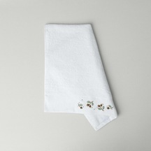 Linens Chestnut Pamuk 50x85 Cm Yüz Havlusu Beyaz Beyaz