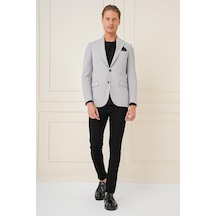 Efor C 686 Slim Fit Gri Spor Ceket Gri