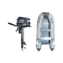 Marinport 3.70 Ahşap Taban Şişme Bot + Yamaha 6 Hp Deniz Motoru