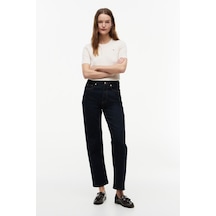 Tommy Hilfiger Tapered Rınse Hw Ankle Kadın Mavi Denim Pantolon - Ww0ww50966