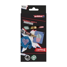 Pastel Renk Akrilik Markör Seti, 3'lü, Kesik Uç Seçenekleri 2-10 Mm 103 Ivory