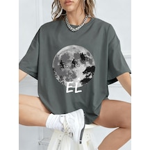 Noıssey Urban Pop Graphic Kadın Tişört Koleksiyonukod 5590 Füme