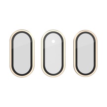 Meta Quest 3 Vr Kulaklık İçin 3 Adet Hd Temperli Cam Lens Koruyucu Film - Altın