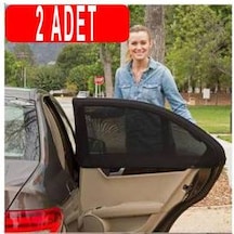 2 Adet Araba Yan Cam Perdesi Sineklik Araç Oto Güneşlik Örtü Perd