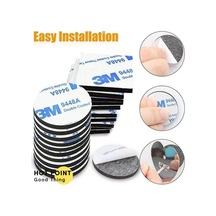 Hangfox 12 Adet/set Dairesel 3m Güçlü İki Yönlü Bant Akrilik Yapıklı Dayanıklı Tutucular 4cm Çap