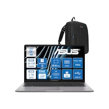 Asus ExpertBook P1 P1503CVA-ZC716512G0DP09 Core 7 240H 24 GB 2 TB SSD 15.6" W11P Dizüstü Bilgisayar + Zetta Çanta