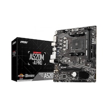 Msı A520m-a Pro Am4 Ddr4 4600 Oc Dvı Hdmı M2 Usb3.2 Matx