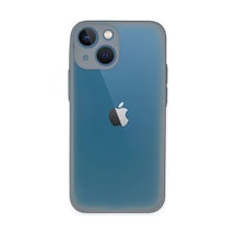 Apple İphone 15 Plus Kılıf Montreal Silikon Kapak - Gri
