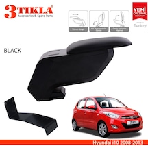 Hyundai İ10 2008-2013 Delmesiz Çelik Ayaklı Siyah Kolçak Kol Dayama