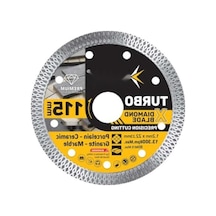 115mm Turbo Elmas Kesici Disk - Hassas Kesim İçin