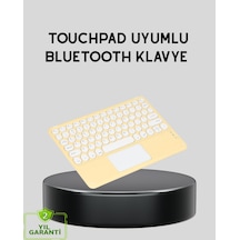 Bluetooth Kablosuz Klavye İnce Slim Model, Tablet Ve Akıllı Tv Uyumlu, Sessiz Tuşlu Taşınabilir Klavye