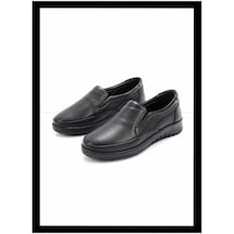 Siyah Leather Kadın Casual Ayakkabı K01331750103 001