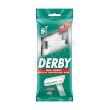 Derby Tıraş Bıçağı 5'li Poşet Tek Bıçaklı