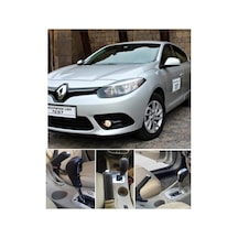 Fluence Ve Megan 3 Uyumlu Otomatik Vites Topuzu Kılıfı Deri