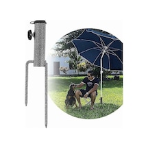Şemsiye Standı, Çim Dikenli Şemsiye Standı, Açık Hava Şemsiye Zemin Braketi, Şemsiye Zemin Braketi Plaj Balıkçılık Bahçesi İçin Çim Dikeni Tutucu - Wellngs Diğer