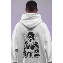 Sevbano Black Label Society Rock Metal Müzik Grubu Sırt Baskılı Unisex Ov beyaz
