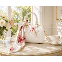 Housebags Riviera New Trend El Ve Omuz Çantası Beyaz