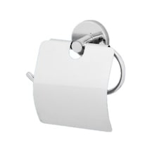 Mk Yapışkanlı Geniş Kapaklı Wc Kağıtlık Krom Krom