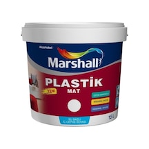 Marshall Plastik Mat Beyaz İç Cephe Boyası 15 Lt