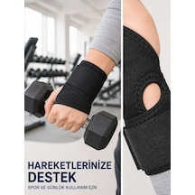 El Bilekliği Başparmak Destekli Ayarlanabilir Bilek Sargısı Sporcu Bilek Bandajı Ayarlanabilir El Bilek Bandajı Başparmak Geçişli Bilek Desteği Günlük Ve Spor Kull Diğer