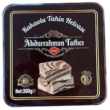 Abdurrahman Tatlıcı Kakaolu Tahin Helvası Teneke Kutu 300 G