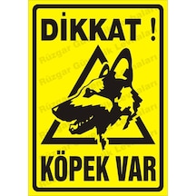 Dikkat Köpek Var Uyarı Levhası (300725844)